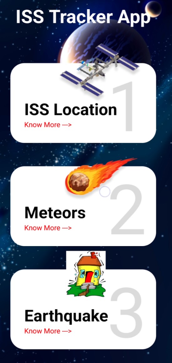 ISS Tracker mobile app
